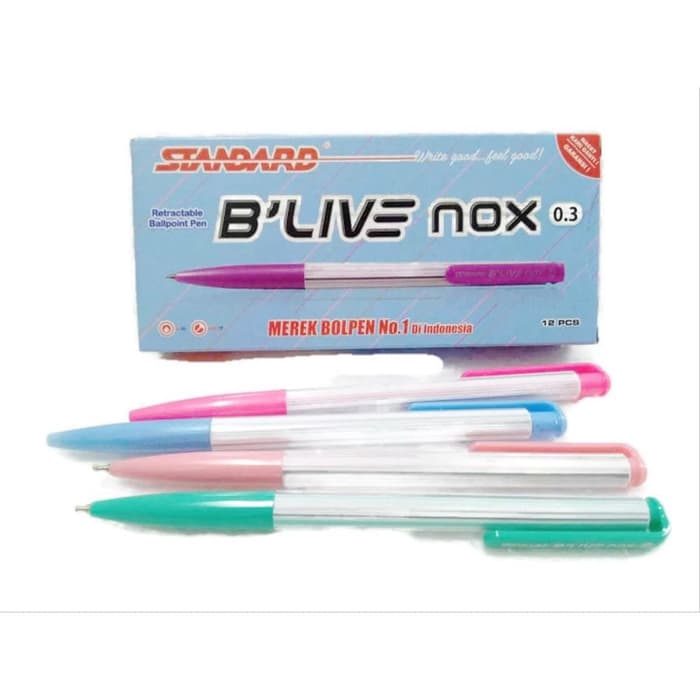 

Pulpen Standard Blive Nox 0.5 (12pcs)