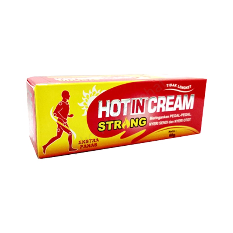 HOT IN CREAM STRONG PANAS TUBE 60gr / HOTIN CREAM STRONG TUBE / HOT IN STRONG / HOT IN MERAH EKSTRA 
