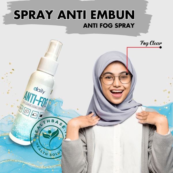 Spray Cairan Pembersih Lensa Kacamata Anti Fog Dan Embun Lens Cleaner Gratis Lap Kacamata Bisa Untuk Kaca Spion Mobil Dan Wipes  Helm