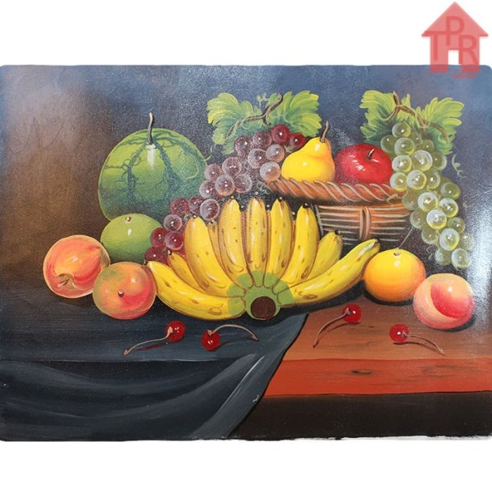 Lukisan Asli - Tropical Fruit On Canvas 60x80cm.