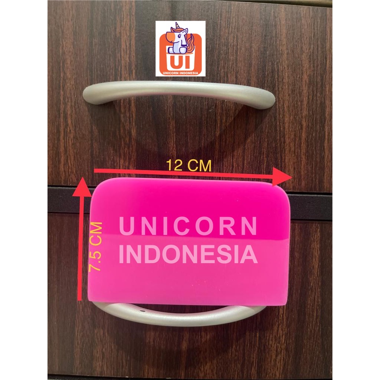 Serutan karet Pink 1 Set isi 3 Pcs (3 Varian Ukuran SESUAI FOTO) ;; Kape ; Alat Kaca Film ; Squugee ; Scrap ; Vinyl KUALITAS NO.1