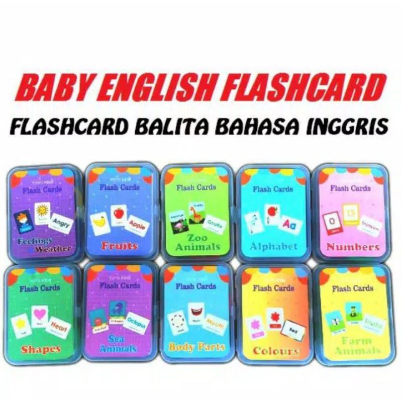 Mainan Edukasi Anak Flash Card Kartu Pintar Anak