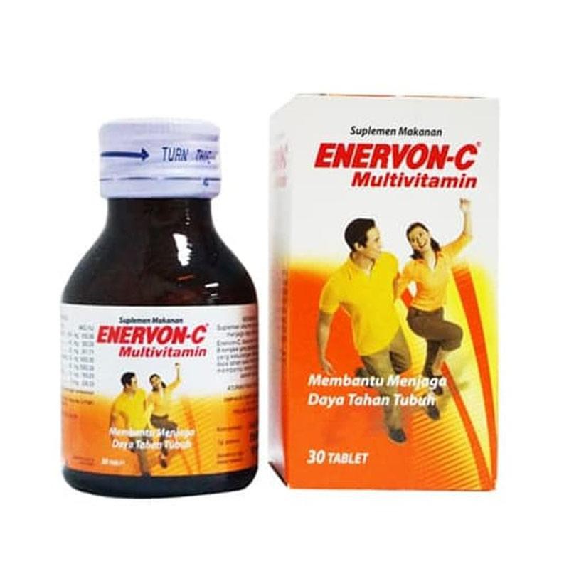 ENERVON C 30 tablet suplemen daya tahan tubuh vitamin enervon c isi 4 vitamin c