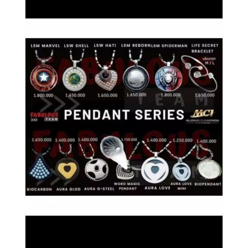 Pendant Series ASLI 100% MCI | ORI Segelan