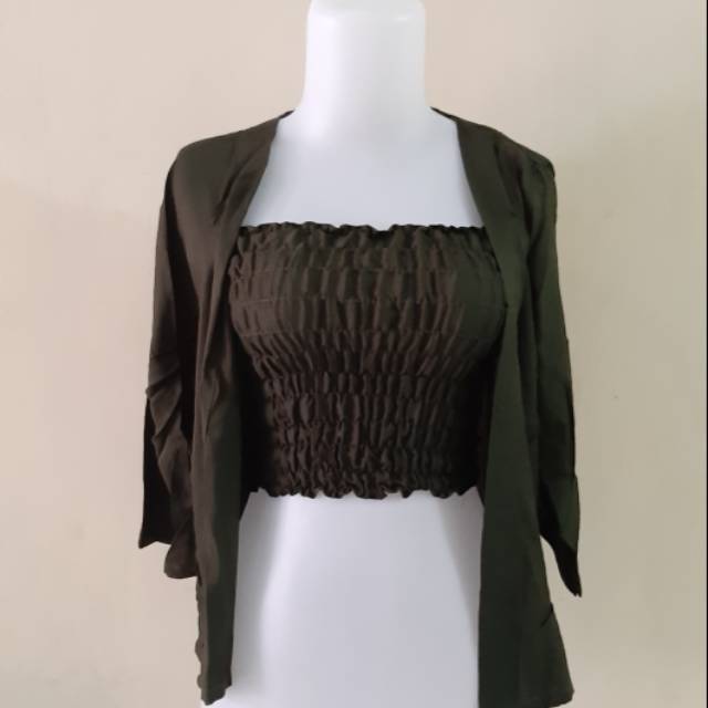 Baju pantai Set Kemben