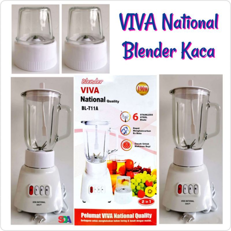 Blender Ecolux Plastik &amp; Viva Kaca T11PC T11A