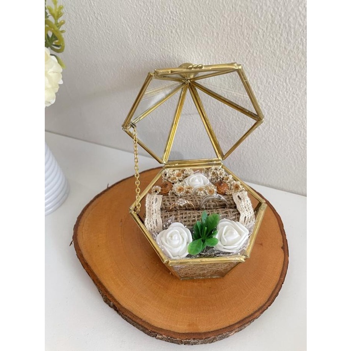 

AKSESORIS PERNIKAHAN BOX RING RUSTIC TERRARIUM/ RING BEARER/ HANTARAN NIKAH PERLENGKAPAN PESTA CRAFT