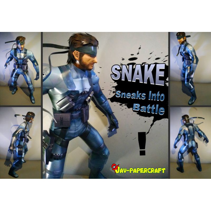 Metal Gear Solid Snake Papercraft