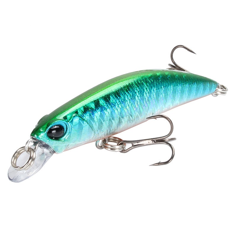 1Pc Minnow Umpan Pancing Bentuk Ikan Kecil Ukuran 7cm 4g Fishing Lure Sinking Bait Tackle