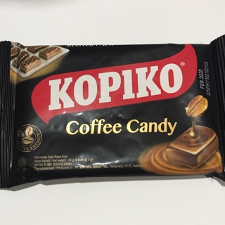 Permen Kopiko Coffee Candy 1 Blister 8 Butir - Kopi Hitam