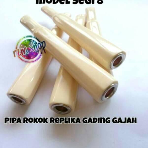 ✶Jelas Murahnya PIPA ROKOK GADING GG SINTETIS BENTUK SEGI 8 ぷず