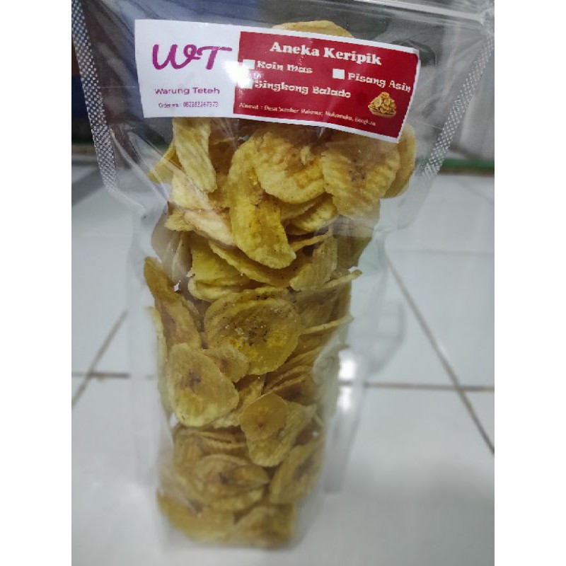 

Keripik Pisang Koin Asin (Homemade)