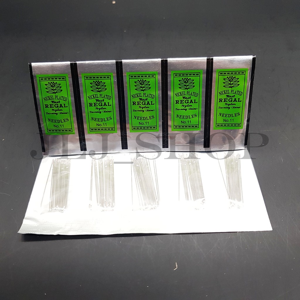 Jarum jahit regal no.11 / jarum payat no.11 (1bungkus isi 20pcs)