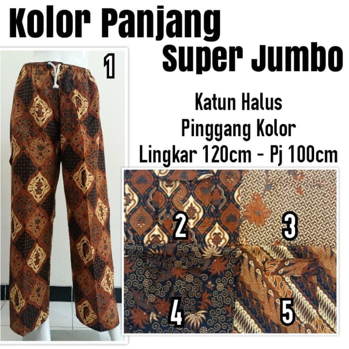 Celana Batik Celana Panjang Kolor Batik Super Jumbo