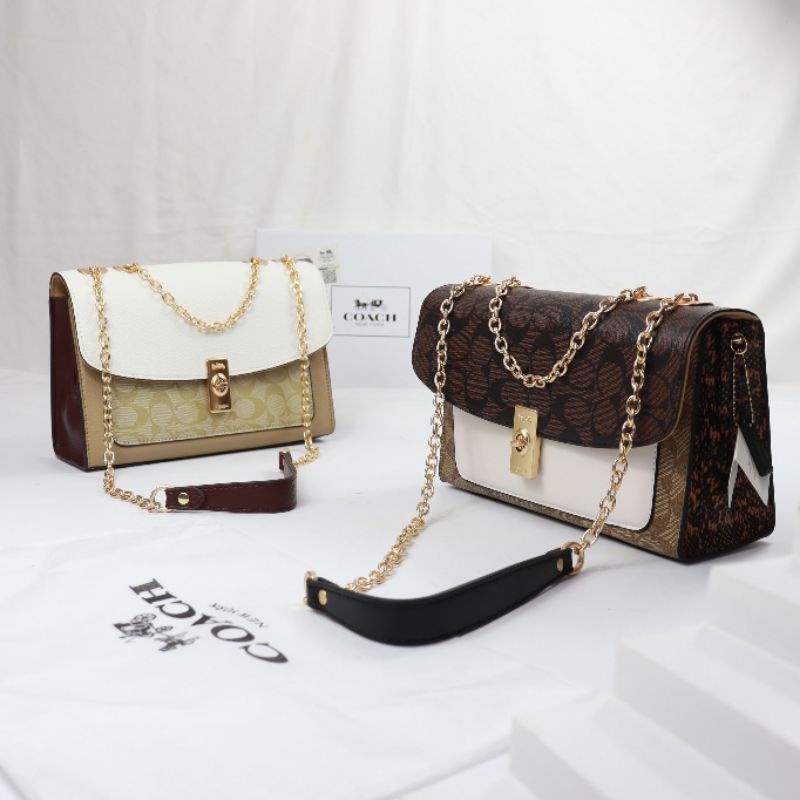 TAS SELEMPANG WANITA COACH / TAS CH SIGNATURE 058