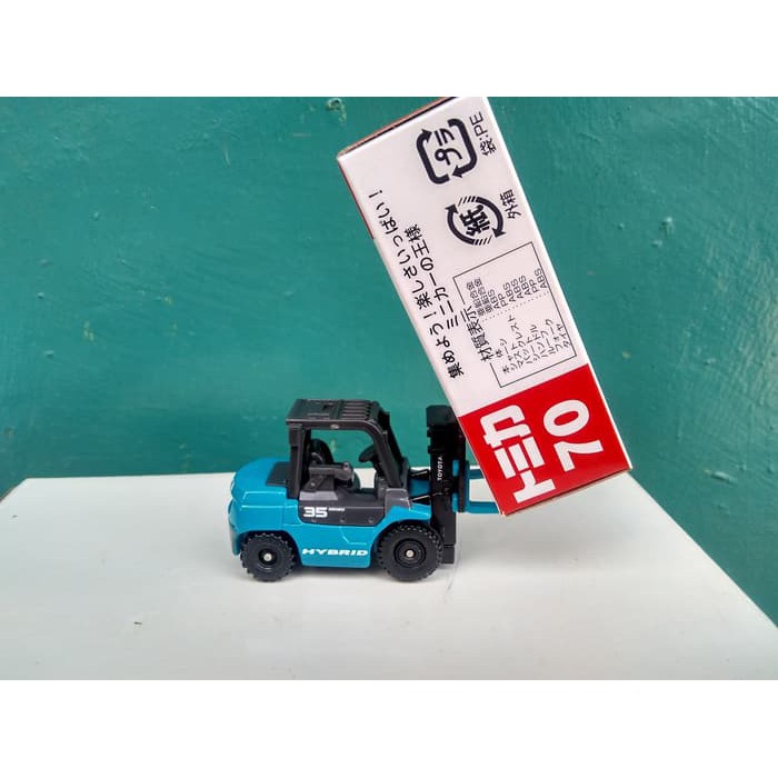 Tomica no 70 Forklift Toyota diecast Miniatur alat Berat Kontruksi takara tomy reguler Harga Murah-1