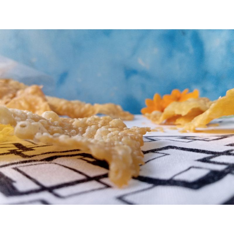 

Keripik Bawang/Keripik Pangsit(250gr)+Bubble wrap