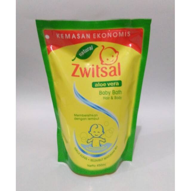 Zwitsal Natural Baby Bath Hair &amp; Body 450 ml / 450ml / 450-ml