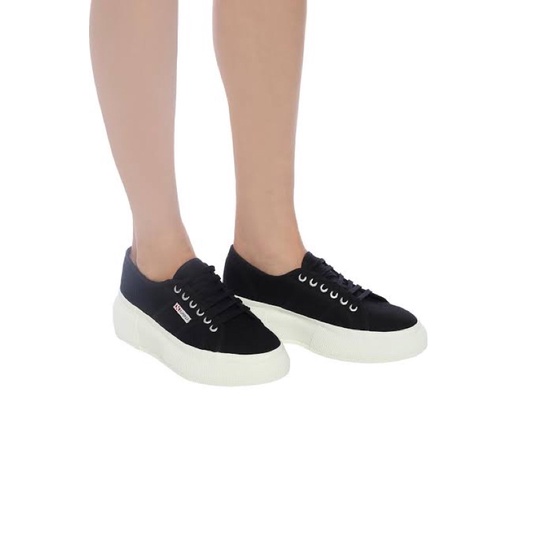 superga navy flatform