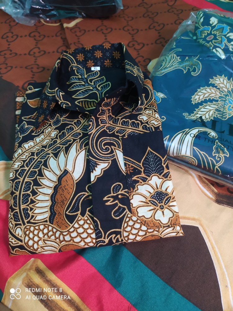Kemeja Batik Anak Langit Smlxl Baju Batik Anak Laki-laki Lengan Panjang Bisa Buat Sekolah Hari Batik