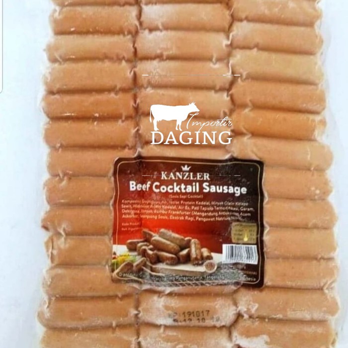 

Sosis Beef Cooktail Kanzler 1kg
