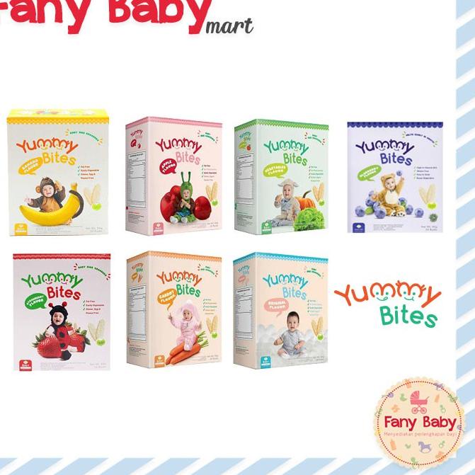 Grosir Khusus YUMMY BITES CRACKERS - SNACK BAYI 6 BULAN+ / 50GR