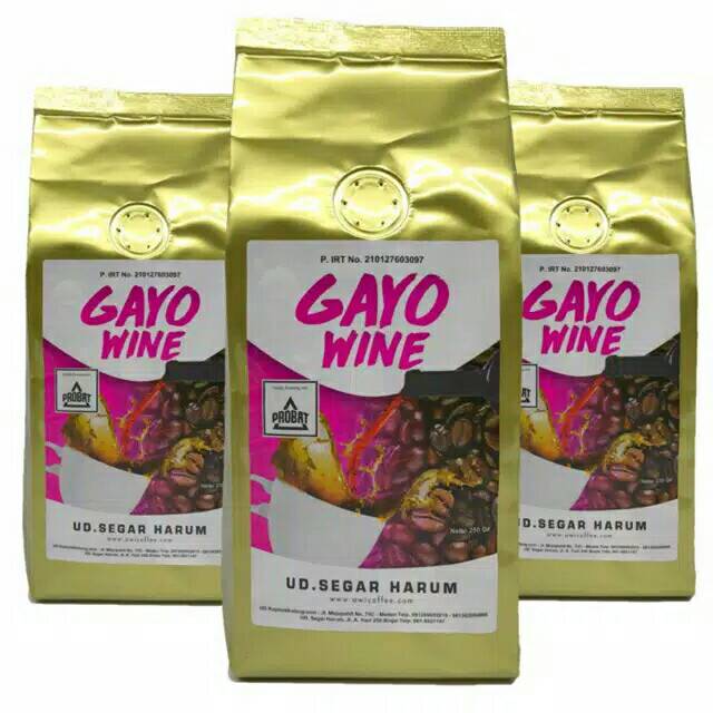 

Intihrum Kopi gayo wine super excited @250gram