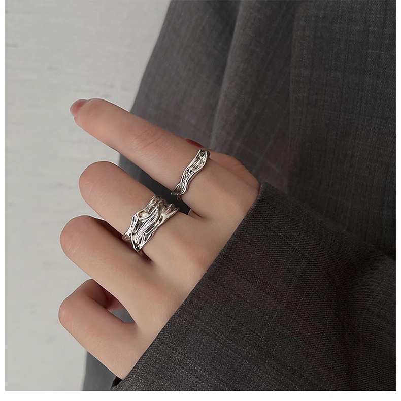 Cincin Model Terbuka Gaya Hip Hop