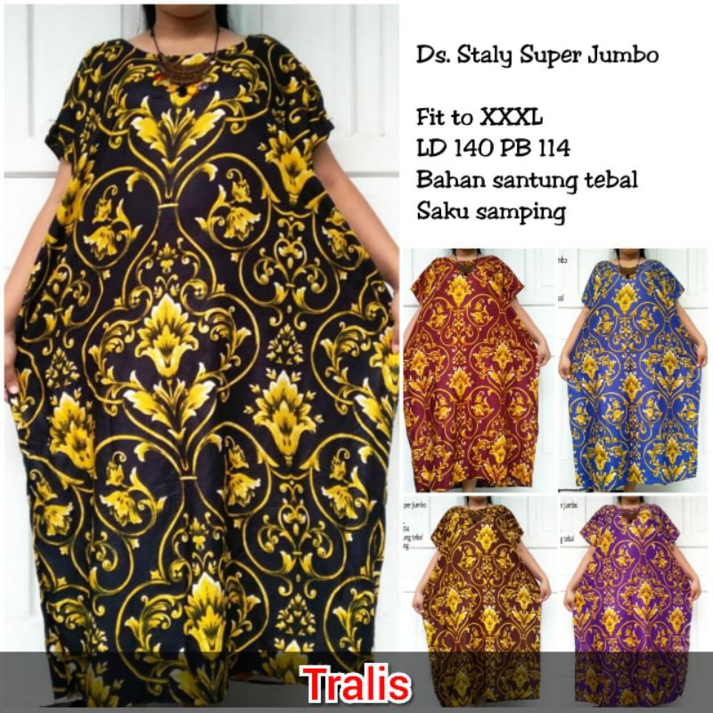 Daster stali super jumbo daster big size daster adem