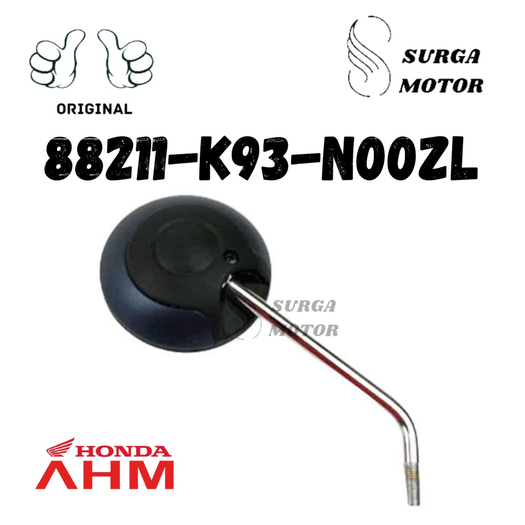 Kaca Spion Biru Doff Kanan atau Kiri Scoopy eSP K2F 2021 2022 Sepion Mirror Comp Blue Dop Dof Gelap 