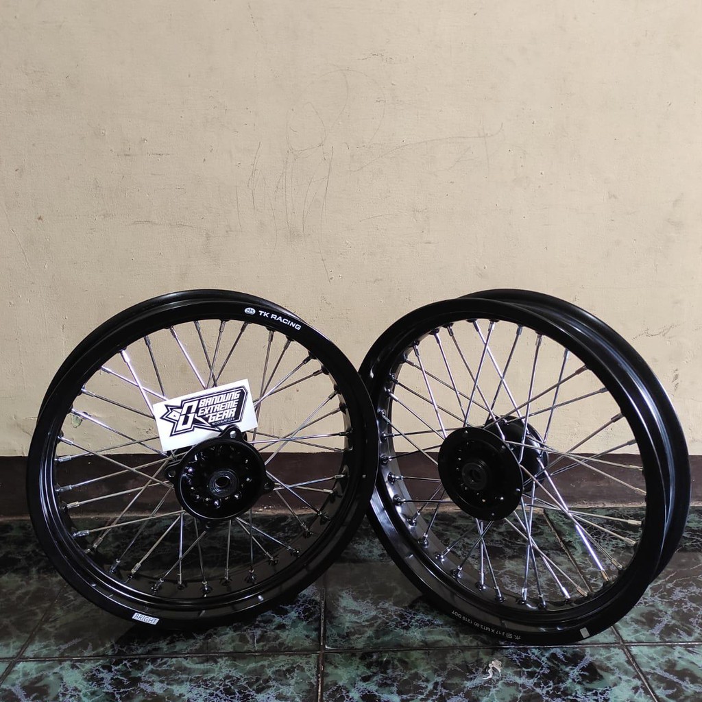 VELGSET RING VELG 17 TK RACING SUPERMOTO KAWASAKI KLX DTRACKER