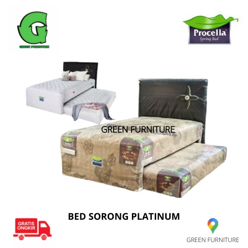 bed sorong 2in1 bed dorong kasur spring bed procella platinum