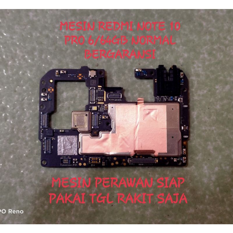 mesin xiaomi redmi note 10 pro 6/64gb normal mesin xiaomi redmi note 10 pro normal mesin redmi note 
