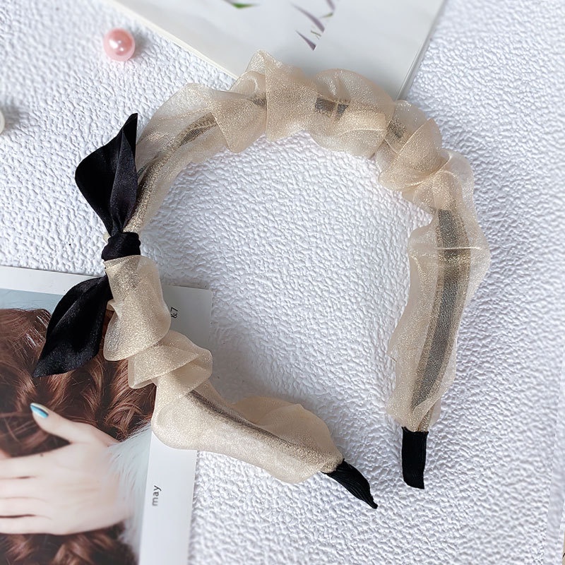 Bandana Bando Kepang Korea / Bando Jepit Korea / Bando Rambut Kepang Jepit