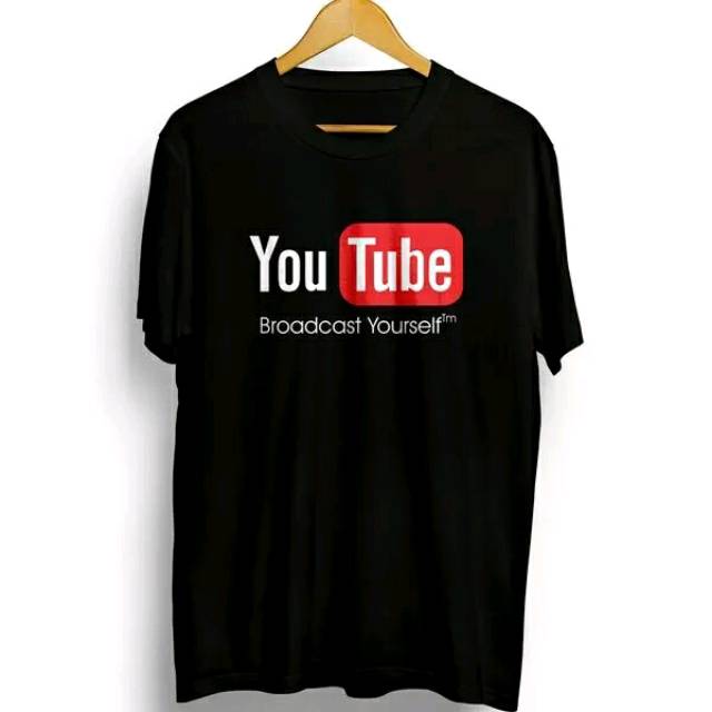 Kaos YouTube gratis sablon nama chanell anda