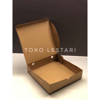 Box Kraft Coklat Untuk Packaging Sovenir Baju Kotak Kado Kue Cake Snack