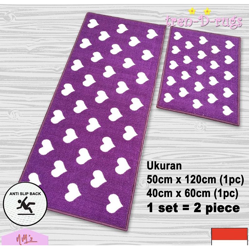 Keset Kaki Dapur Tebal Ungu