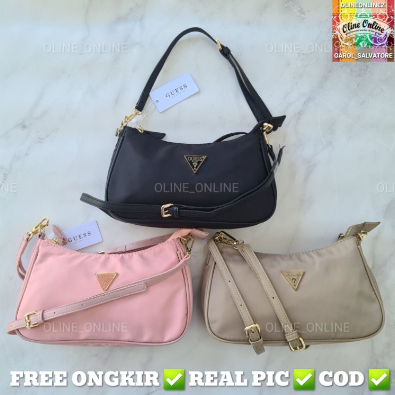 [oline_online] tas ADA TALI PANJANG paris shoulderbag gs two way bag crossbody sling bag nylon Kecil small gb tas pesta