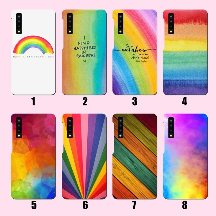 

Hardcase full print Rainbow Color - No. 1