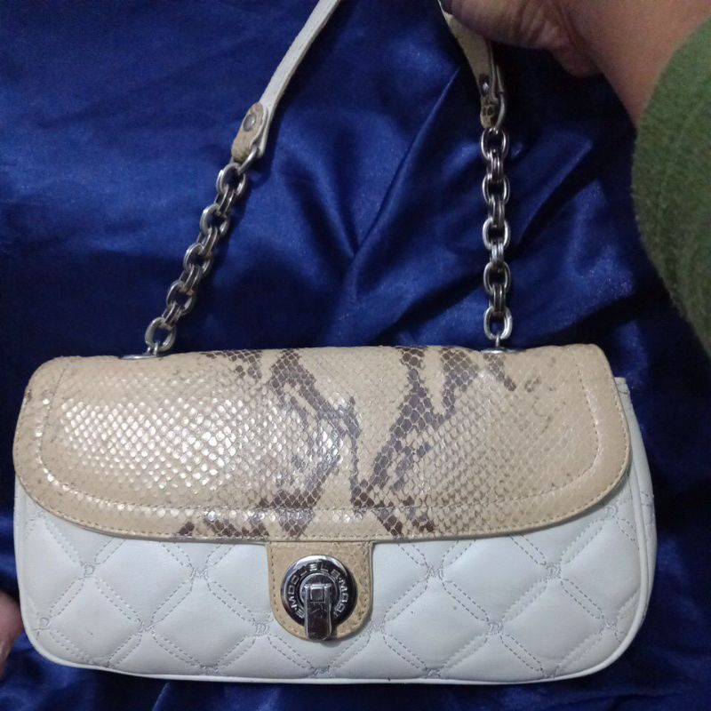 Tas Kulit Authentic Leather Double M Milano preloved murah