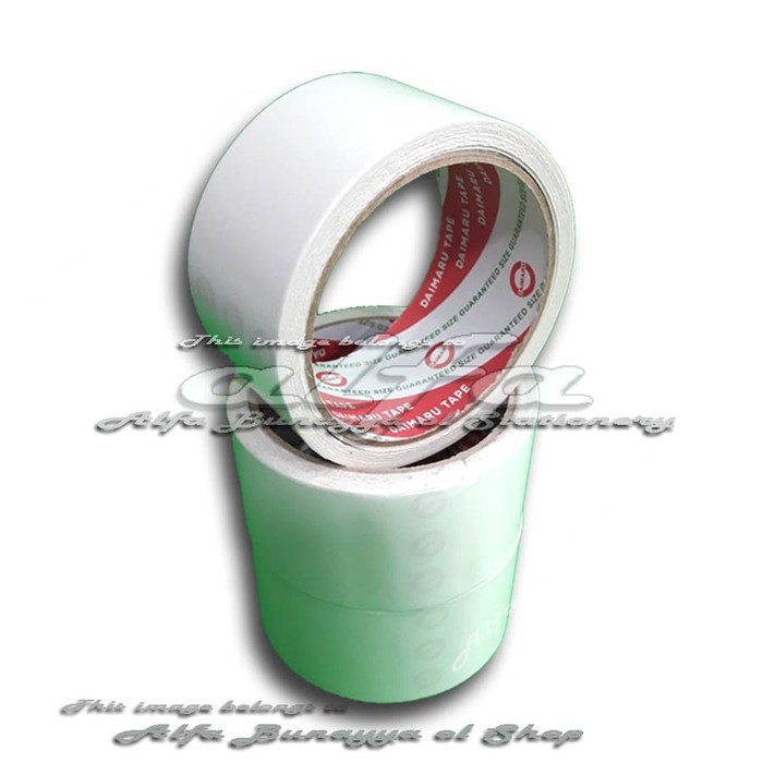 

DAIMARU Double Tape 48mm x 12yard - Lakban Besar Selotip