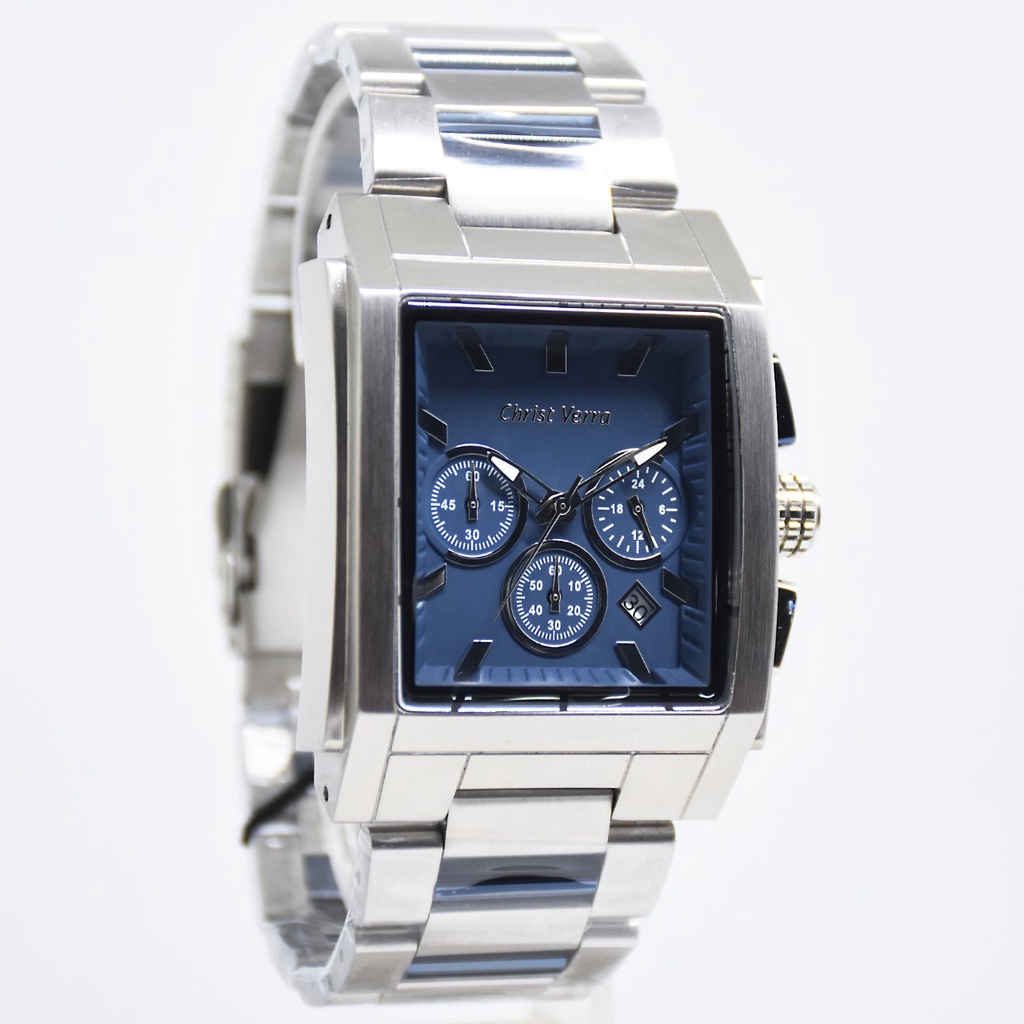 Jam Tangan Pria Christ Verra CV915427G-11 BLU Original