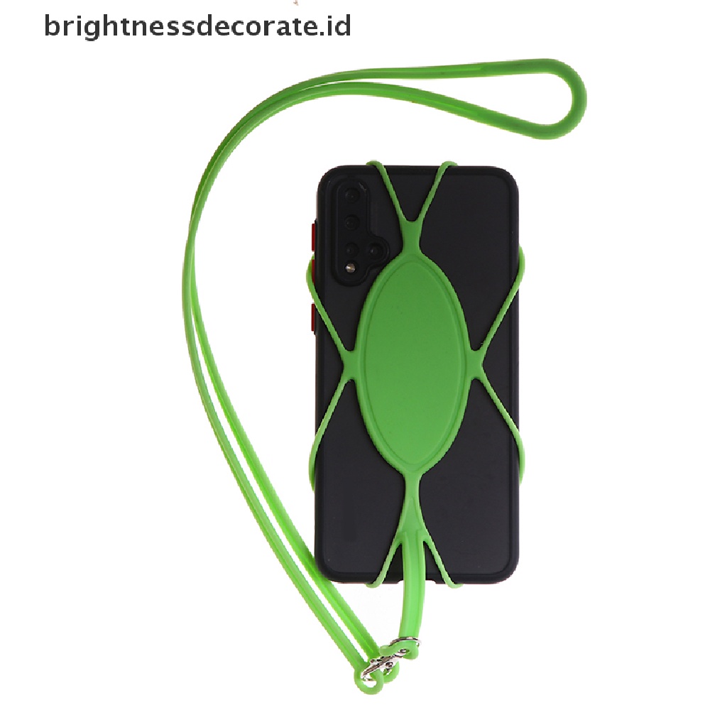 (birth) Tali Lanyard Leher Holder Handphone Universal 4.5-6 &quot;Bahan Silikon