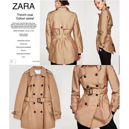 zara trench coat women's