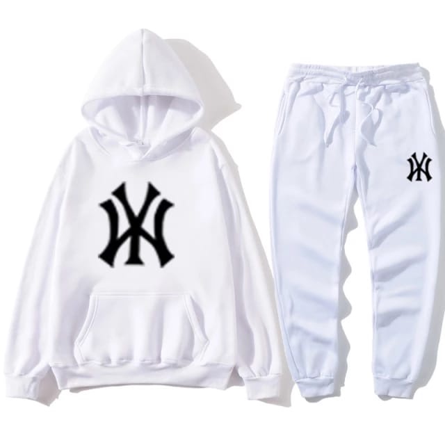 NY Hoodie Sweat Pant II Setelan Jogger Panjang + Jumper Hoodie Print NY ( Pria &amp; Wanita )