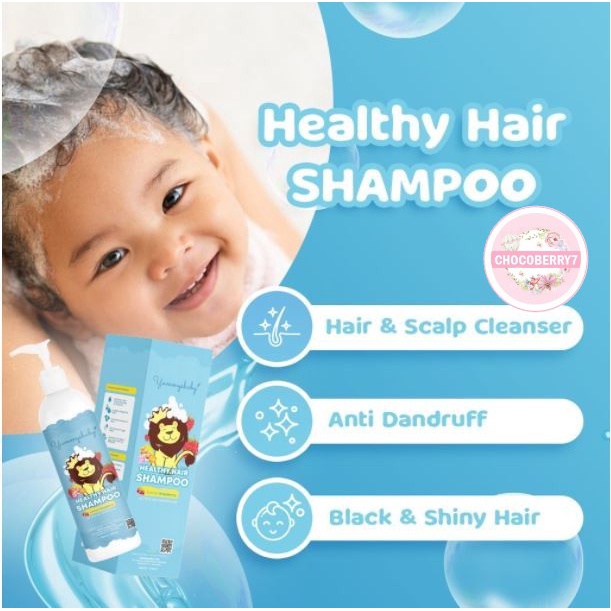 Yummys Baby Shampoo &amp; Serum Penumbuh Rambut Bayi 60ml Sampoo Serum 60 ml