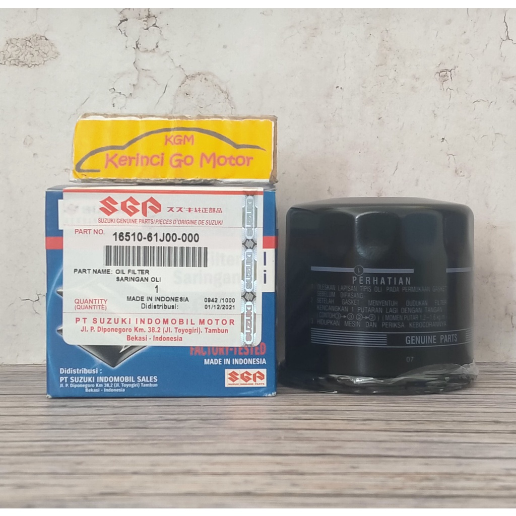 FILTER OLI ORI SUZUKI 16510-61J00 SUZUKI APV - KARIMUN - ERTIGA