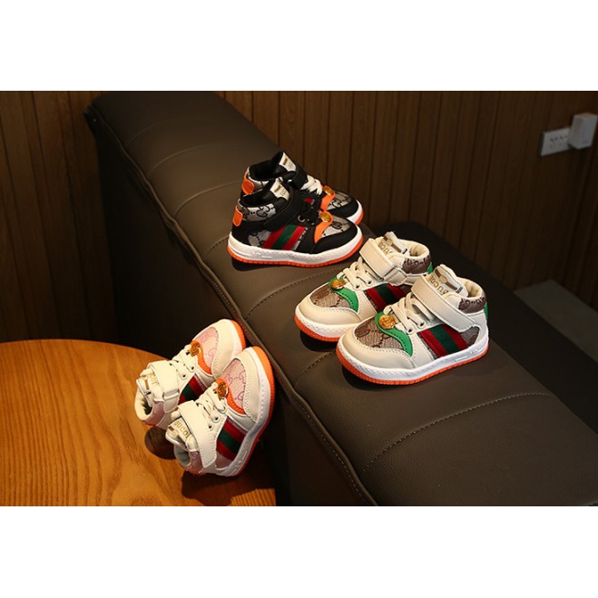 Bestseller Sepatu Sneakers SEMI BOATS Anak Anak Laki Prempuan GUCCI tapak OREN