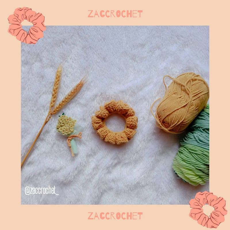 Scrunchies / Ikat Rambut Rajut