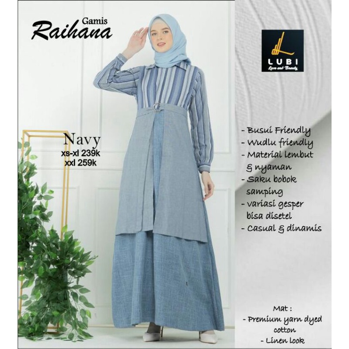 GAMIS RAIHANA /GAMIS BY LUBI TERBARU 2022